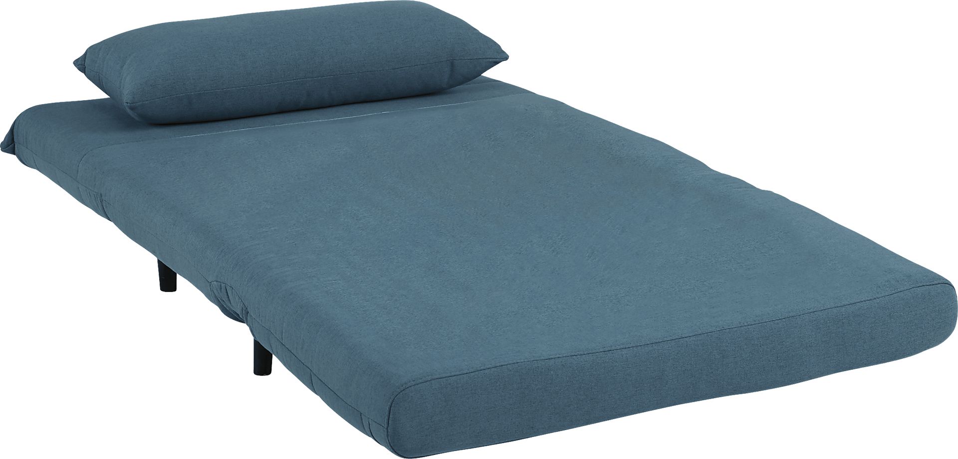 Kids Baris Blue Sleeper Chair - Image 2