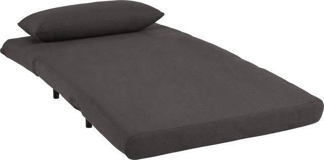 Kids Baris Charcoal Sleeper Chair - Thumbnail - Image 2
