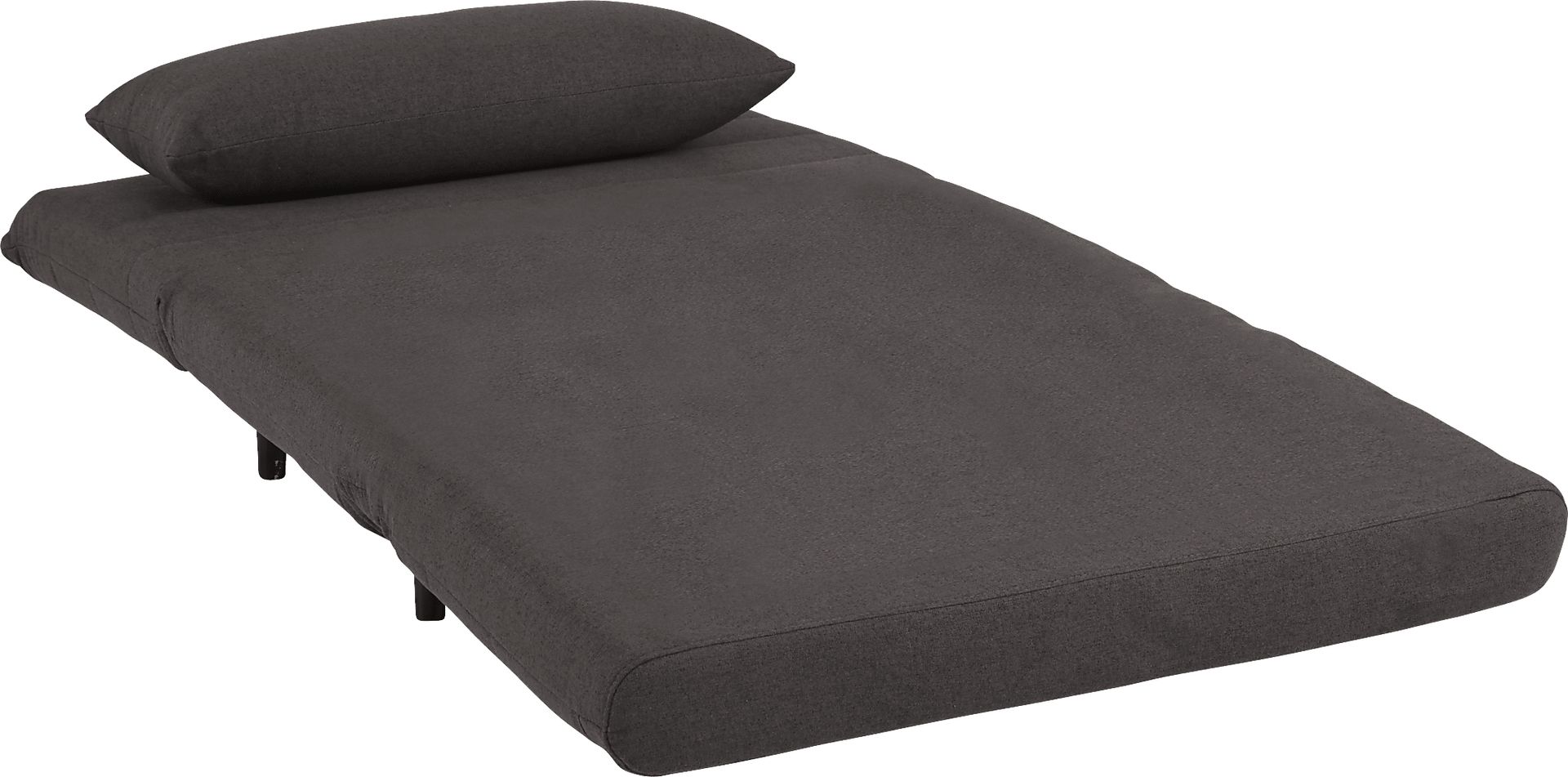 Kids Baris Charcoal Sleeper Chair - Image 2