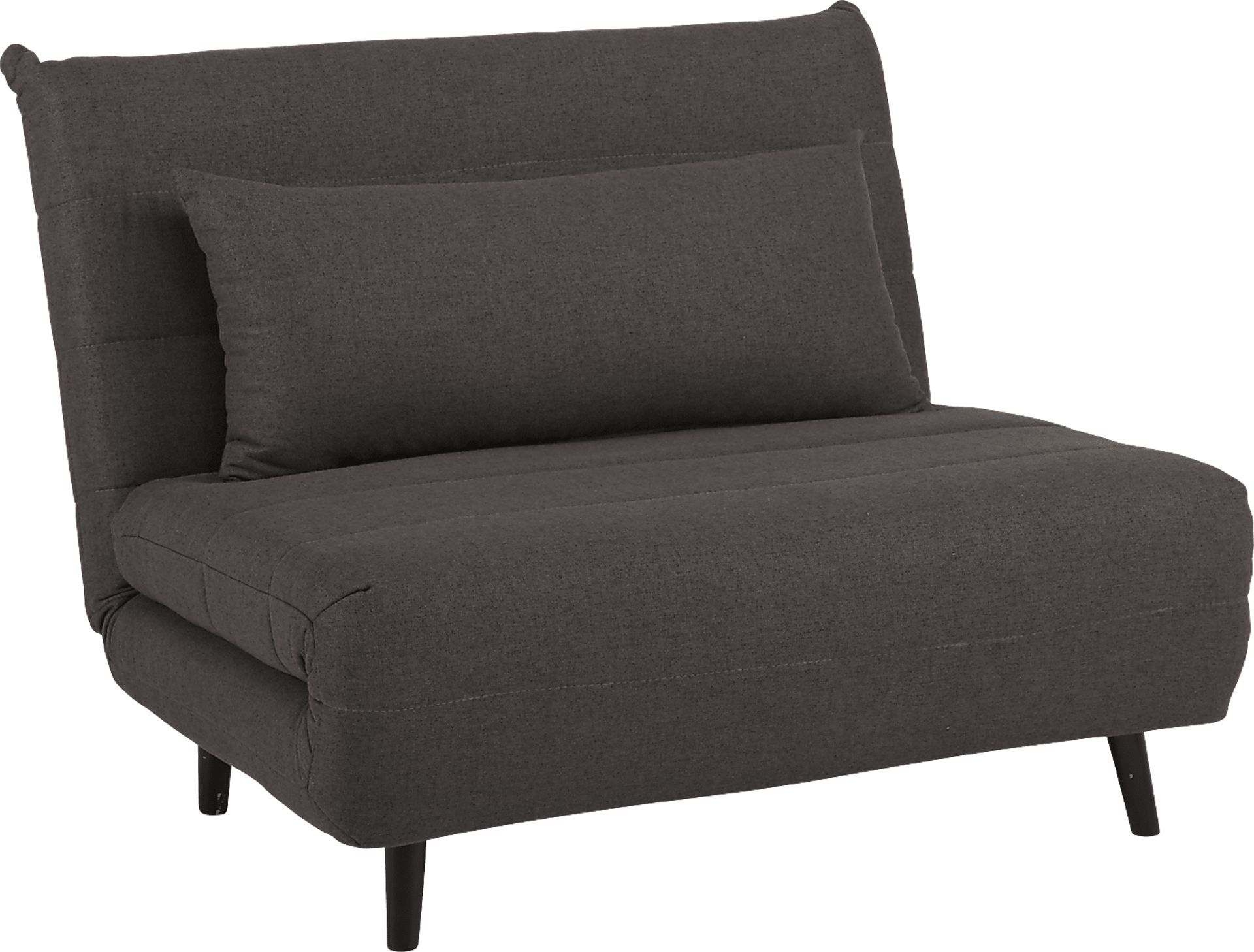 Kids Baris Charcoal Sleeper Chair - Image 1