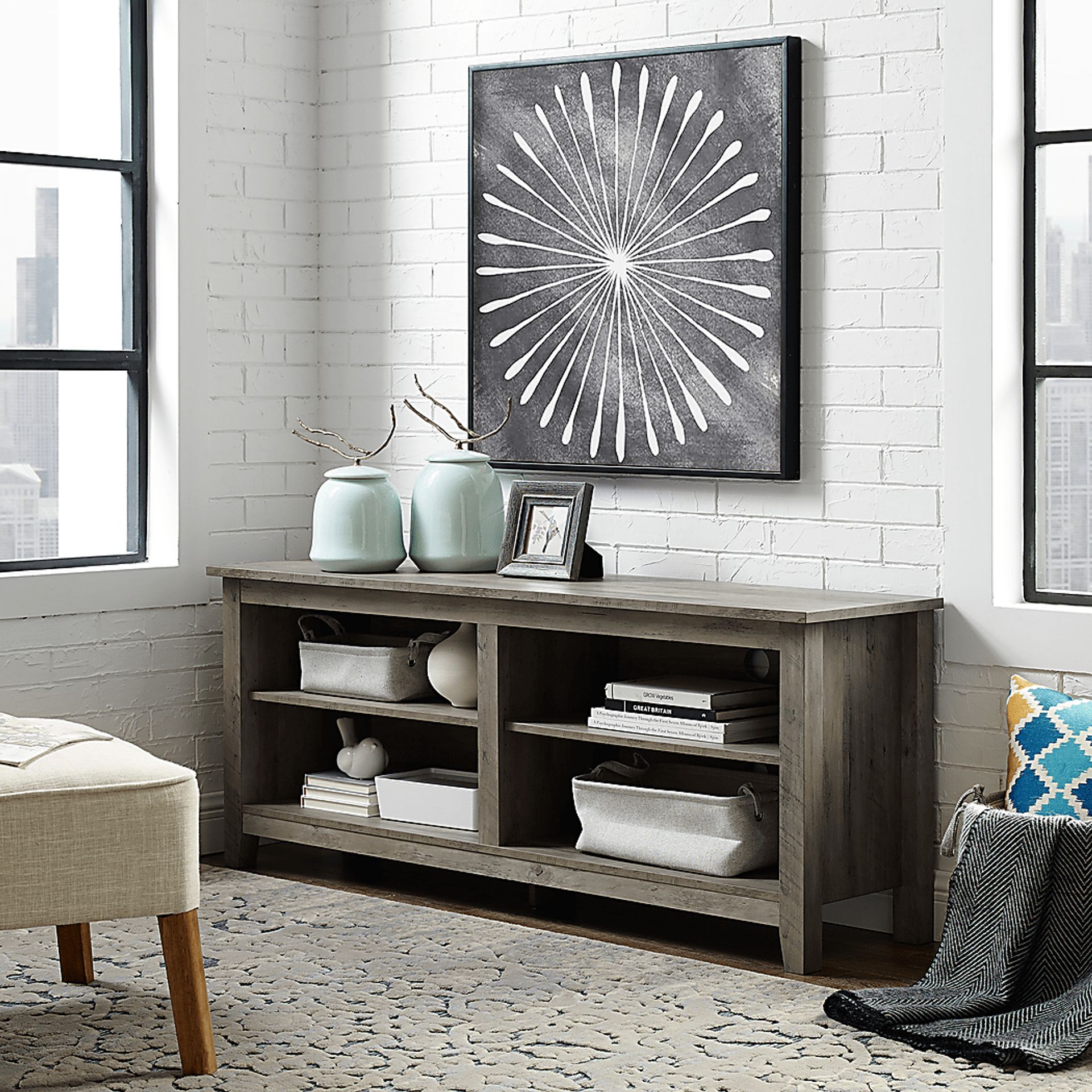 Barite Gray 58 in. Console - Image 5