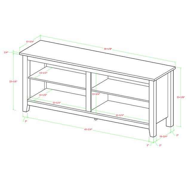 Barite Gray 58 in. Console - Thumbnail - Image 6