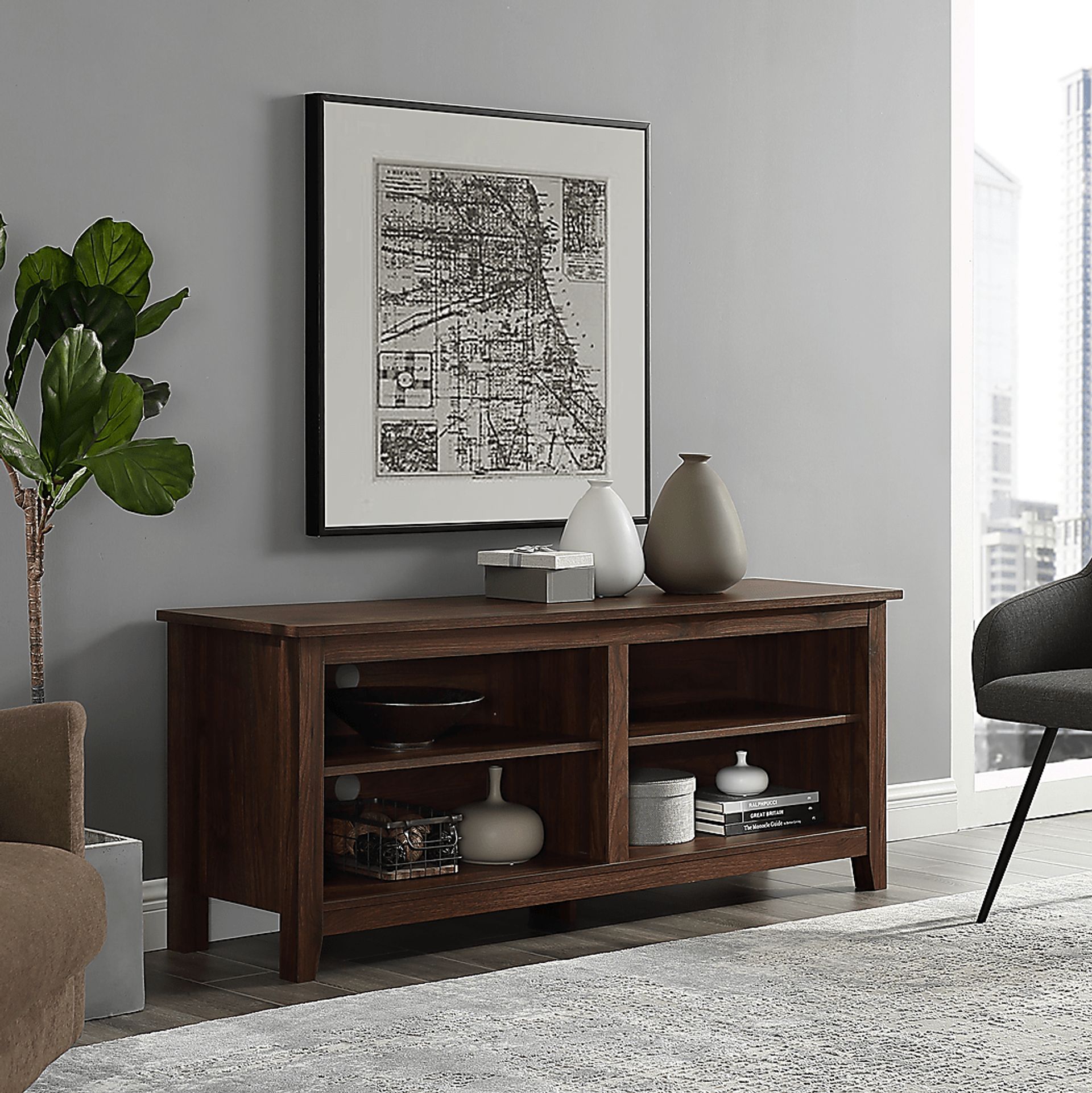 Barite Walnut 58 in. Console - Image 5