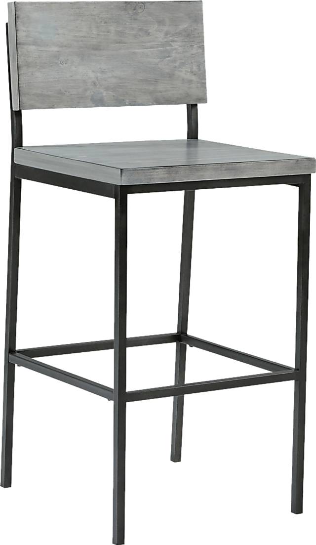 Barjud Gray Barstool - Thumbnail - Image 1