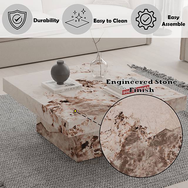 Barkaloo Brown Cocktail Table - Thumbnail - Image 6