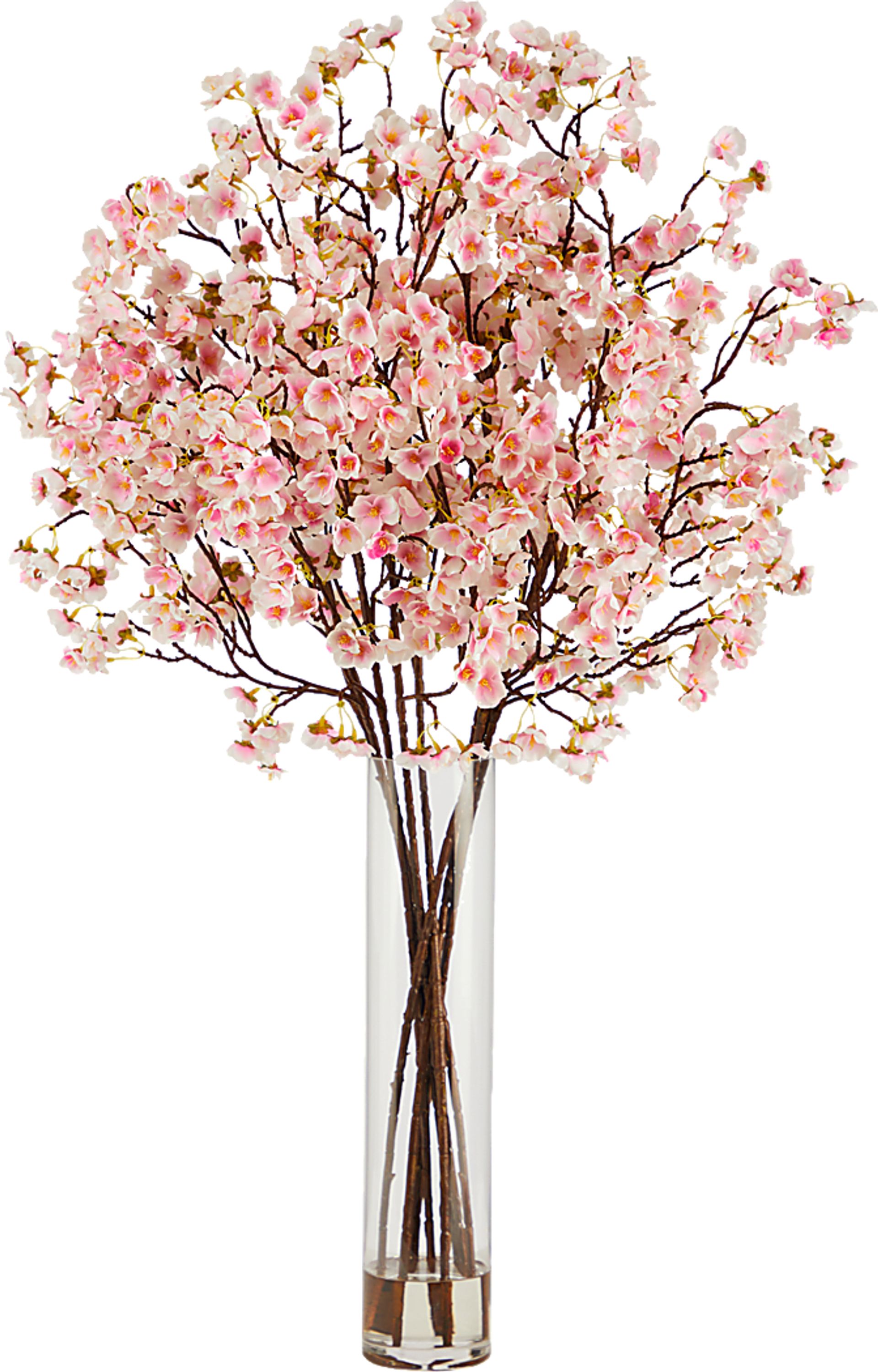 Barkentine Pink Floral Arrangement with Vase - Image 1