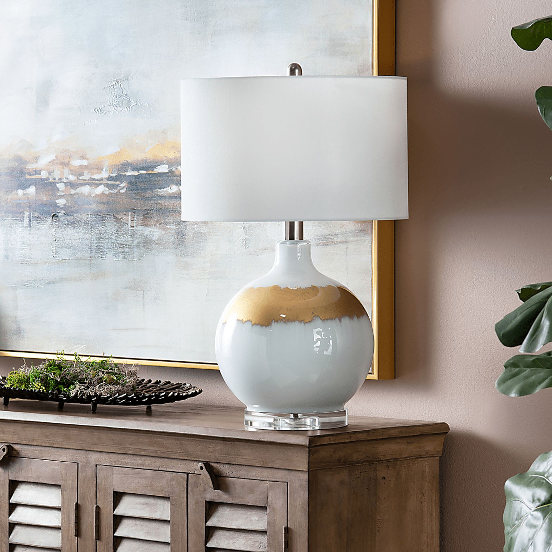 Barker Land White Lamp - Image 2