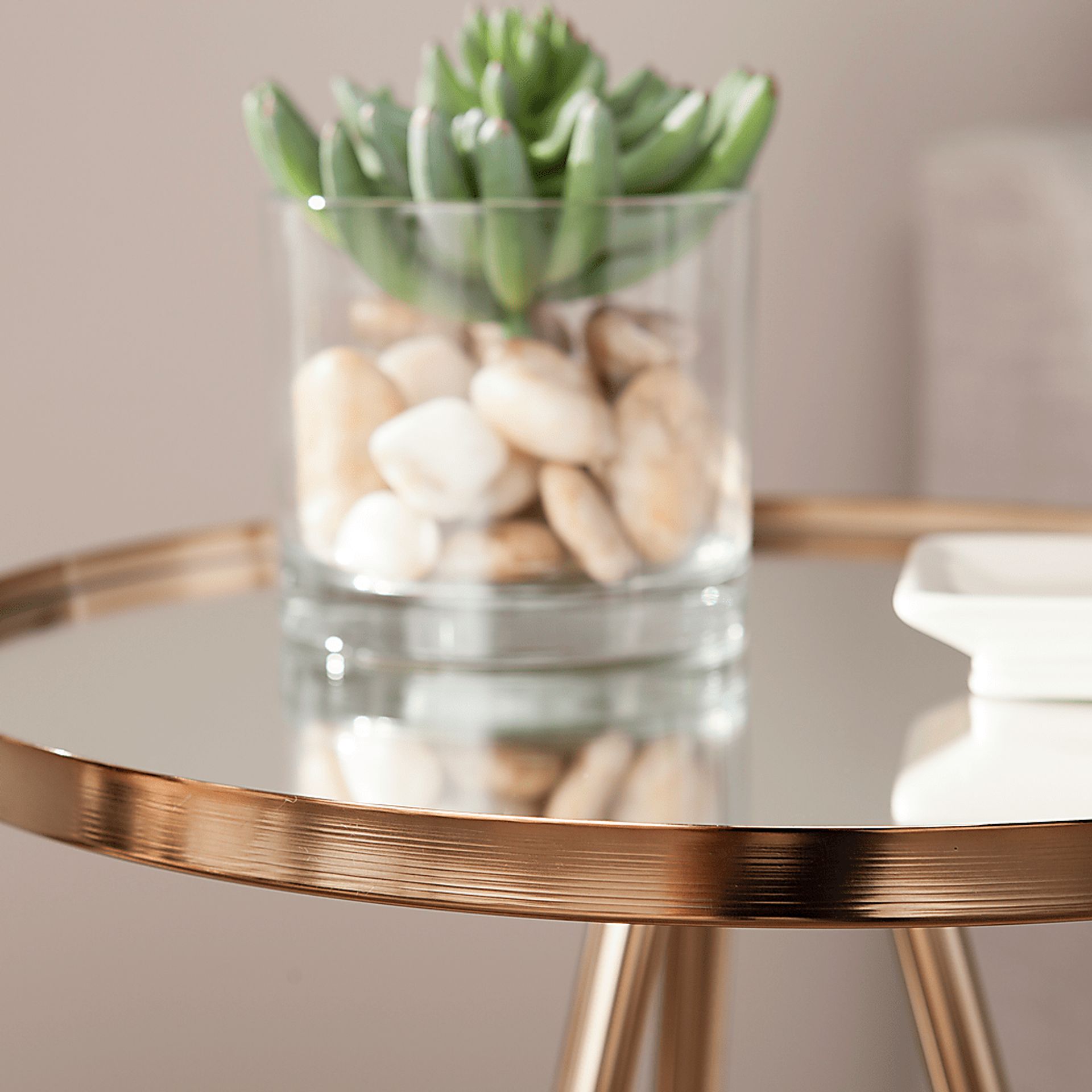 Barkwood Gold Colors,Metal Accent Table | Rooms to Go