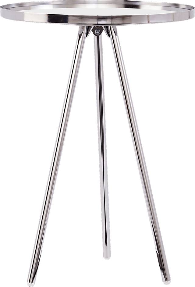 Barkwood Silver Accent Table - Thumbnail - Image 4