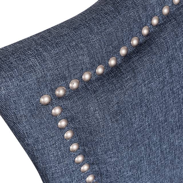 Barles Blue Side Chair - Thumbnail - Image 6