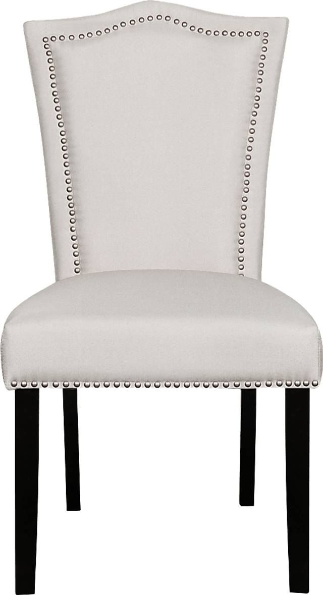 Barles Light Gray Side Chair - Thumbnail - Image 2