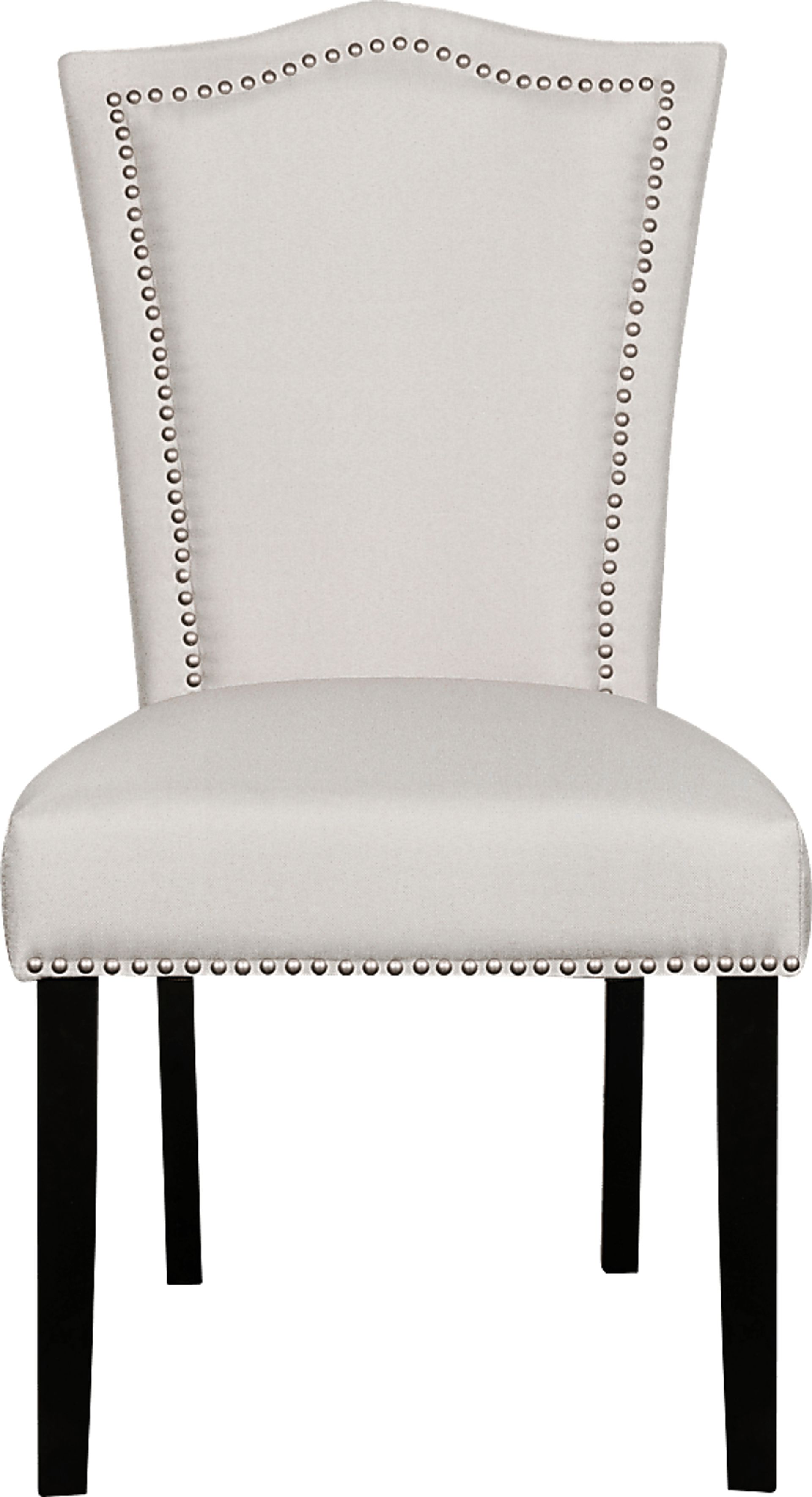 Barles Light Gray Side Chair - Image 2