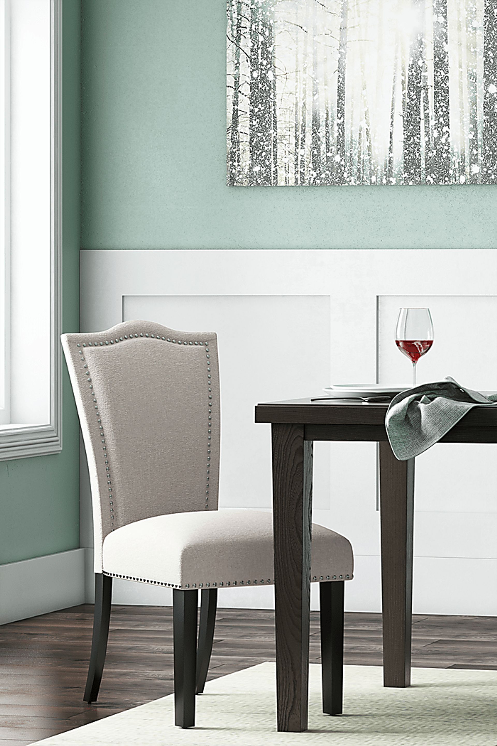 Barles Light Gray Side Chair - Image 6
