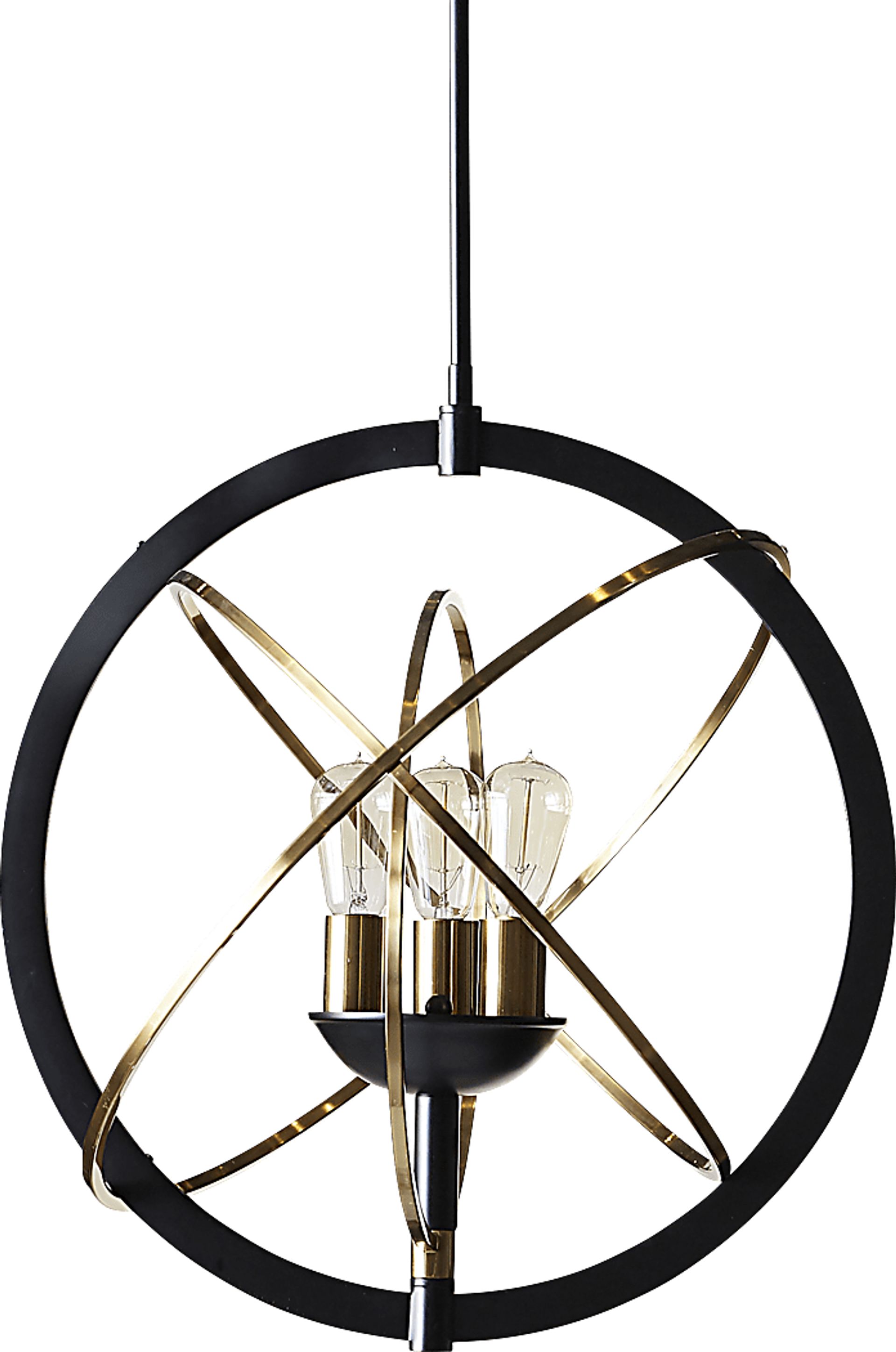 Barlett Road Black Pendant - Image 1