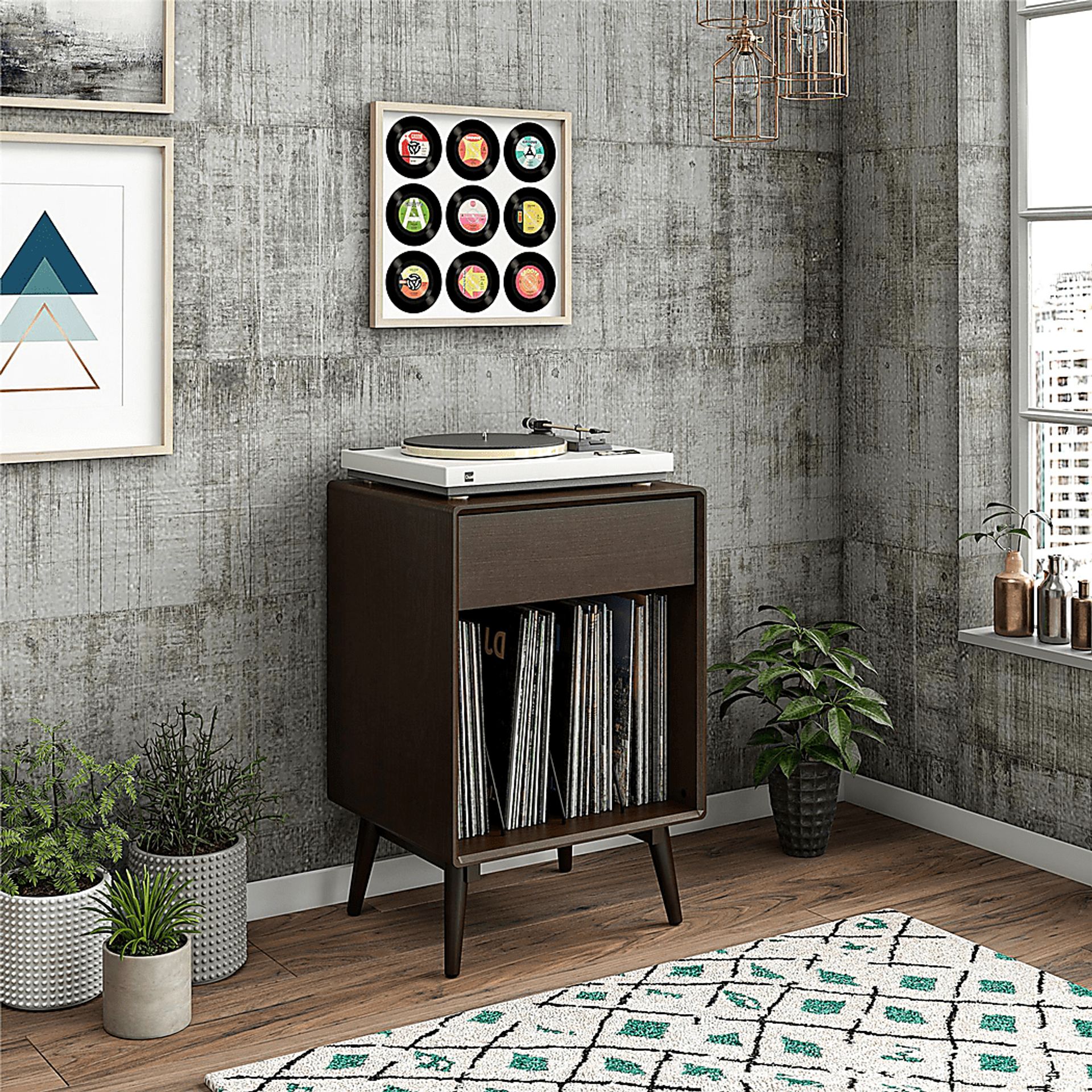 Barlette Brown Accent Cabinet - Image 9