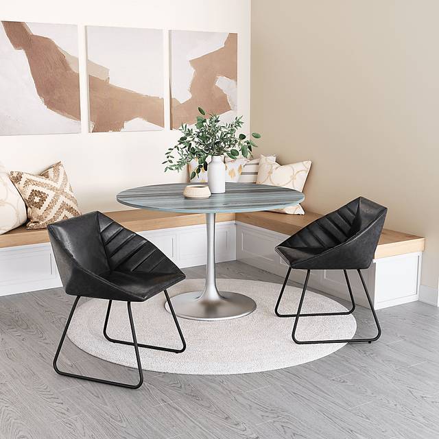 Barliff Black Dining Chair, Set of 2 - Thumbnail - Image 2