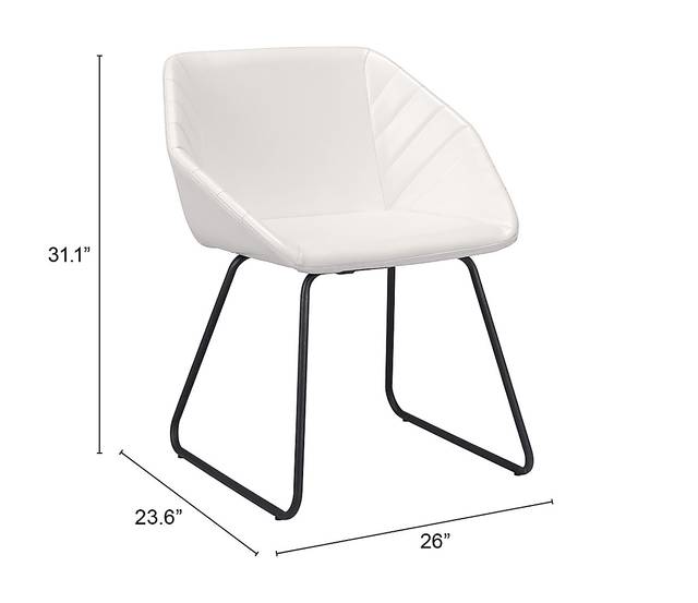 Barliff White Dining Chair, Set of 2 - Thumbnail - Image 10