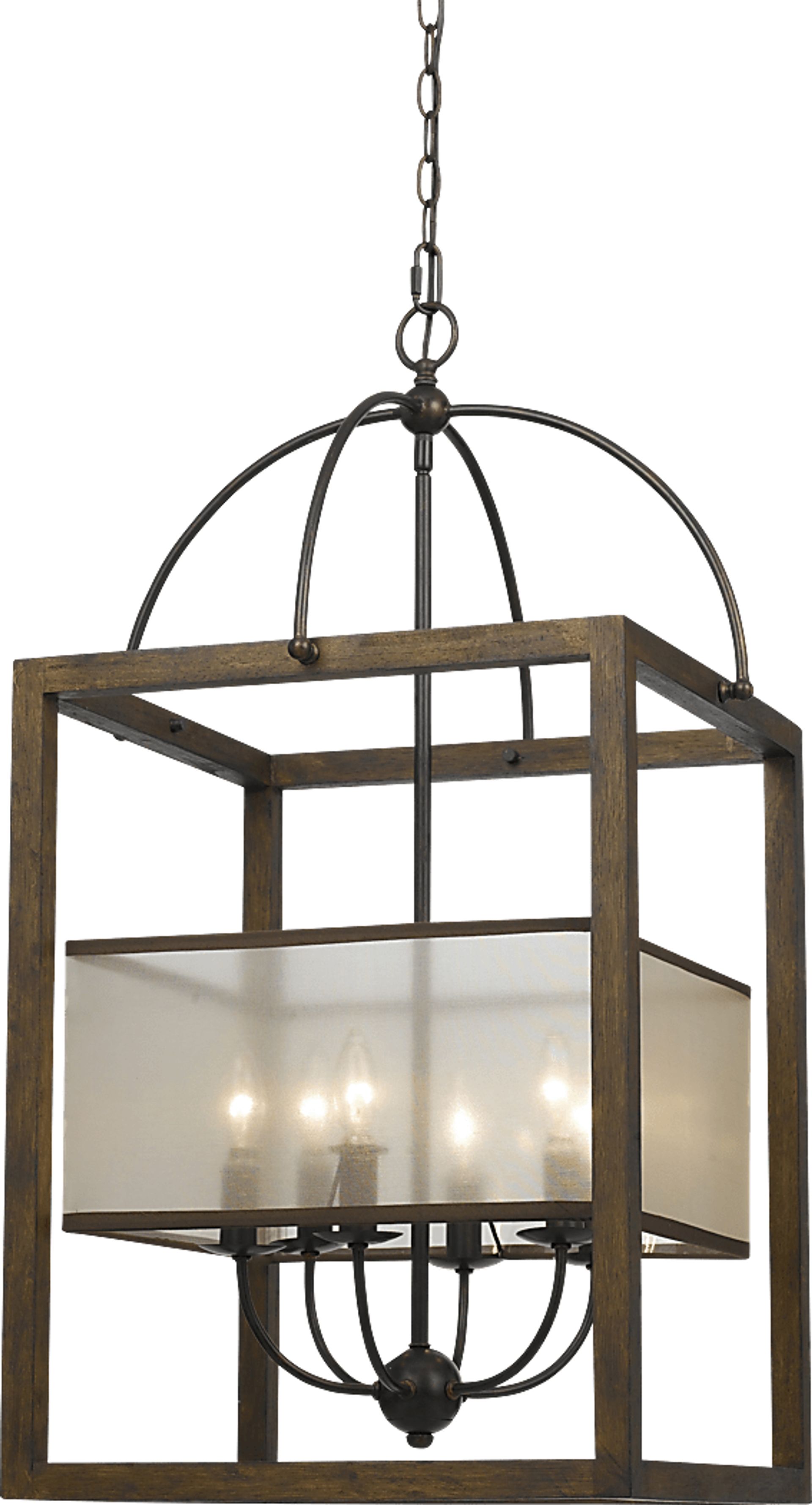 Barlin Brown Chandelier - Image 1