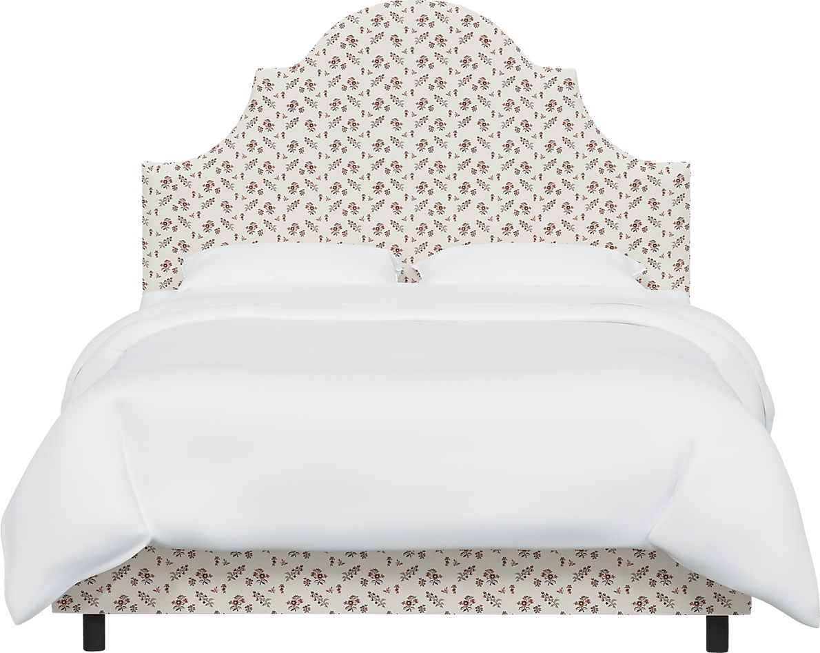 Barn Chic Beige King Upholstered Bed