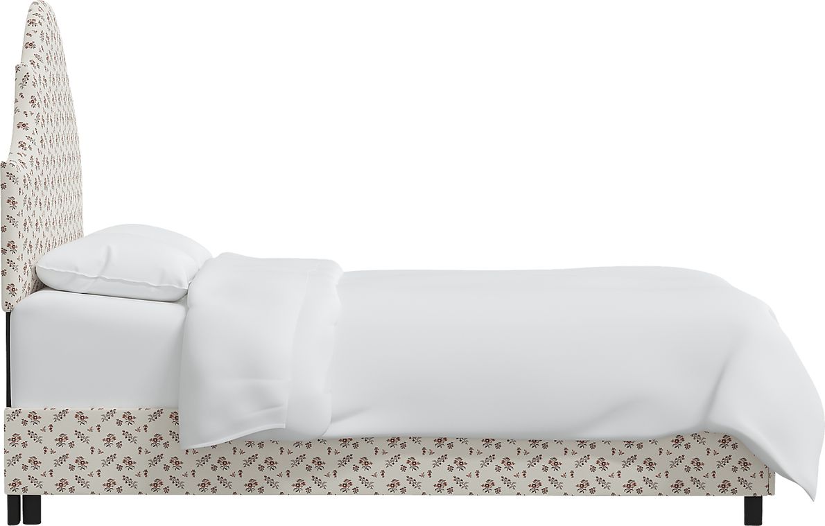 Barn Chic Beige King Upholstered Bed