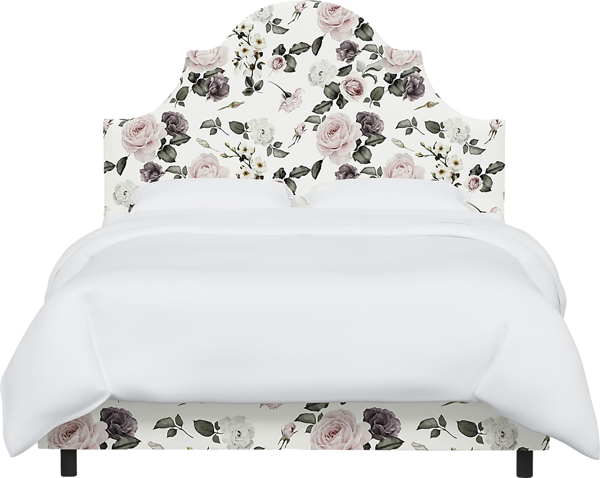 Barn Chic Cream Full Upholstered Bed - Image 2