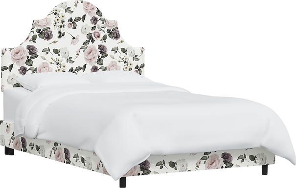 Barn Chic Cream Full Upholstered Bed