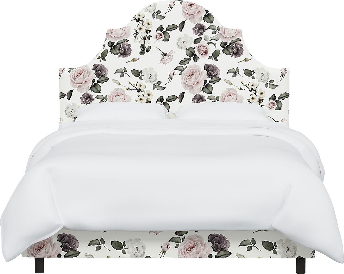 Barn Chic Cream King Upholstered Bed