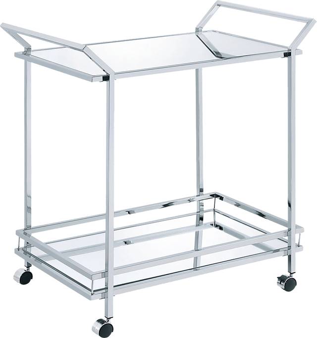 Barnette Silver Bar Cart - Thumbnail - Image 1