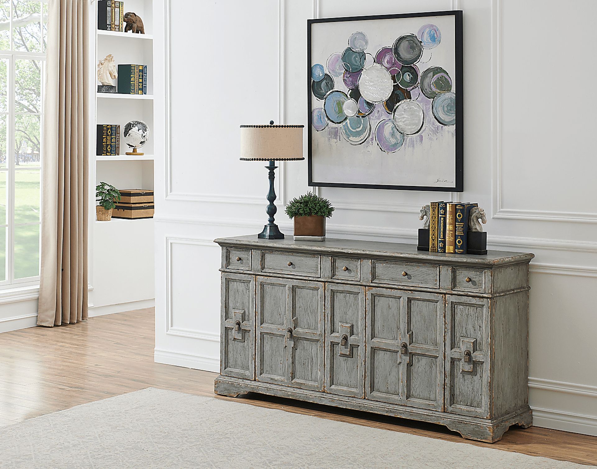 Barnisdale Gray Credenza - Image 2