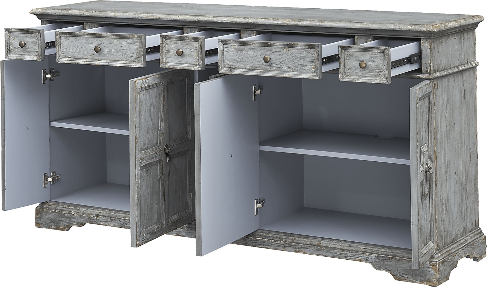 Barnisdale Gray Credenza - Image 4