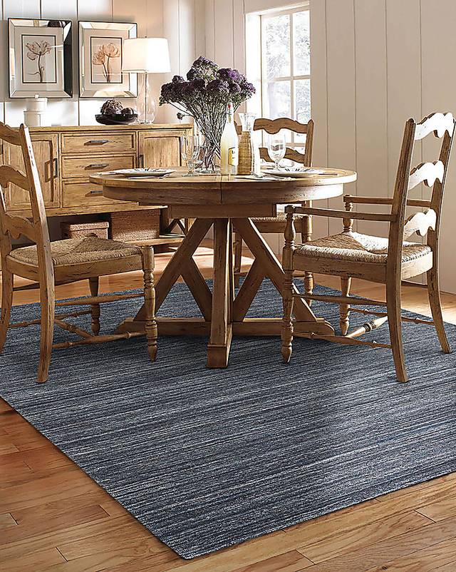 Barnrich Blue 5' x 8' Rug - Thumbnail - Image 2