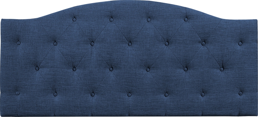 Barnsdale Blue King Upholstered Headboard