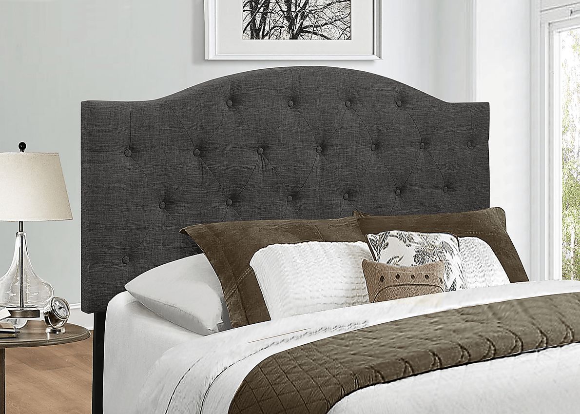 Barnsdale Dark Gray Full/Queen Upholstered Headboard