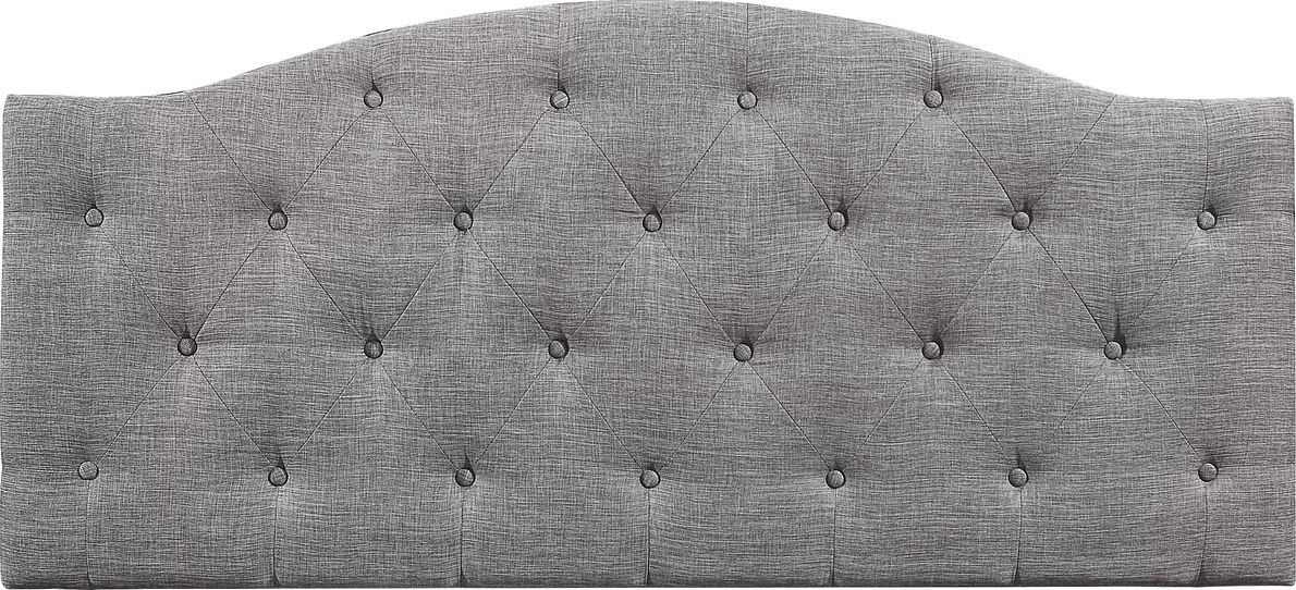 Barnsdale Gray Twin Upholstered Headboard