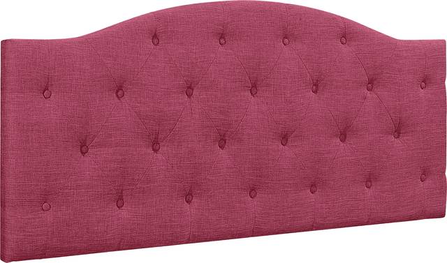 Barnsdale Pink Twin Upholstered Headboard - Thumbnail - Image 2