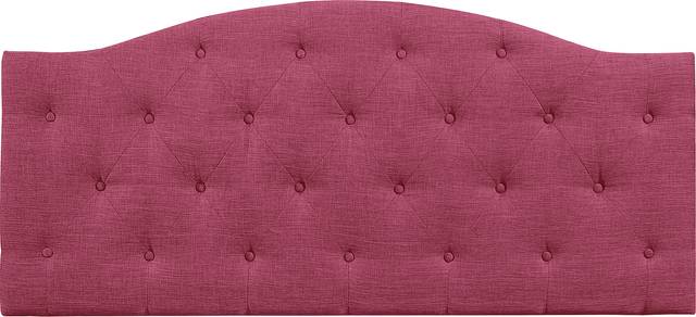 Barnsdale Pink Twin Upholstered Headboard - Thumbnail - Image 1