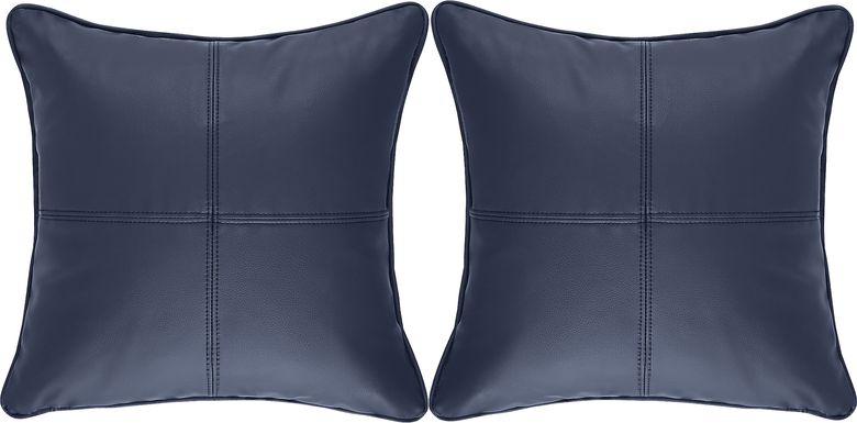 Barnwell Navy Indoor/Outdoor Accent Pillows (Set of 2)