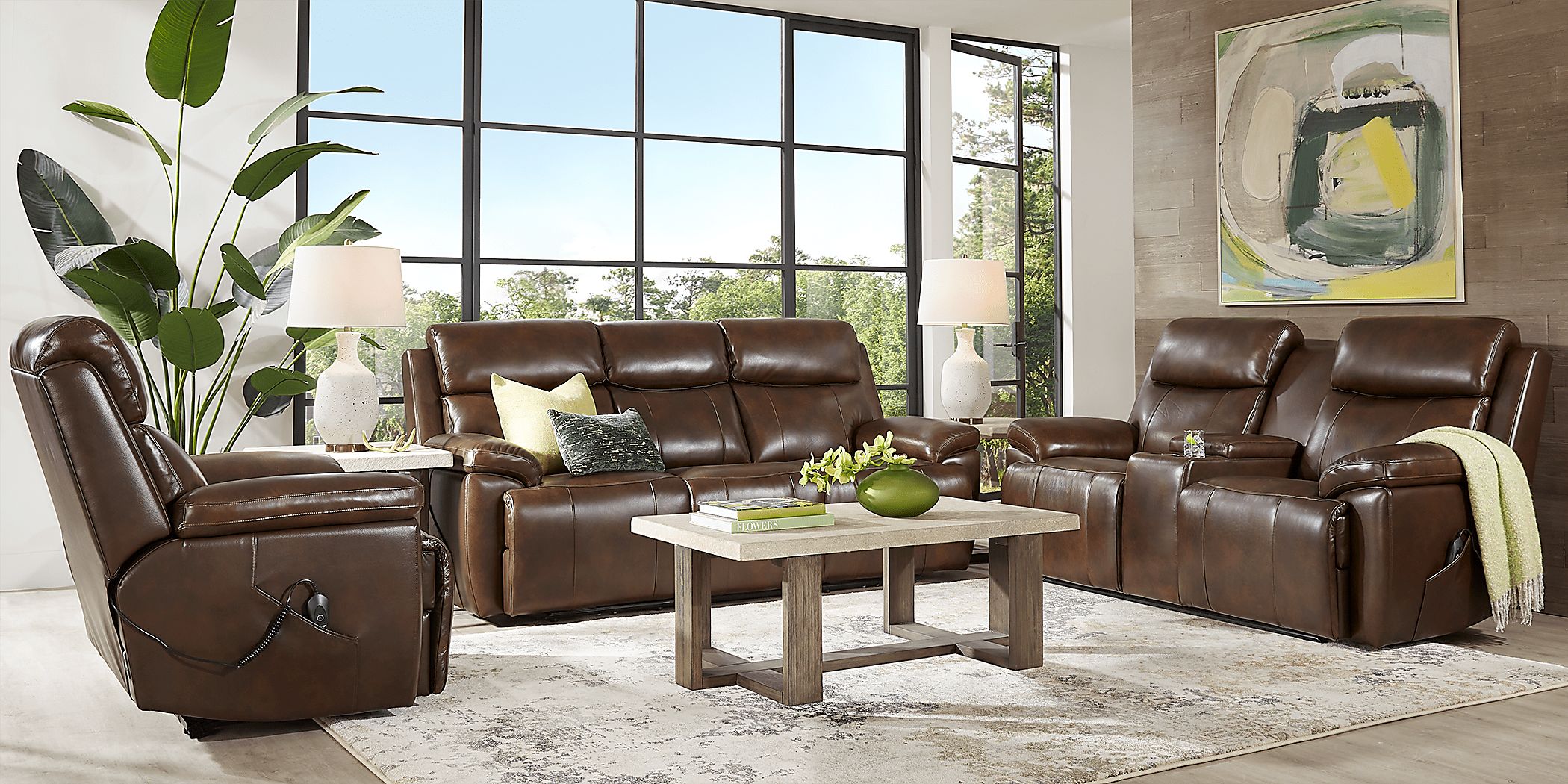 Triple Power Reclining Sofa