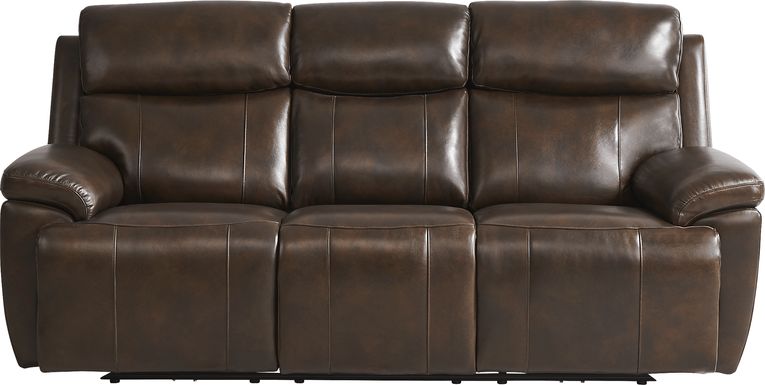 Barolo Leather Triple Power Reclining Sofa
