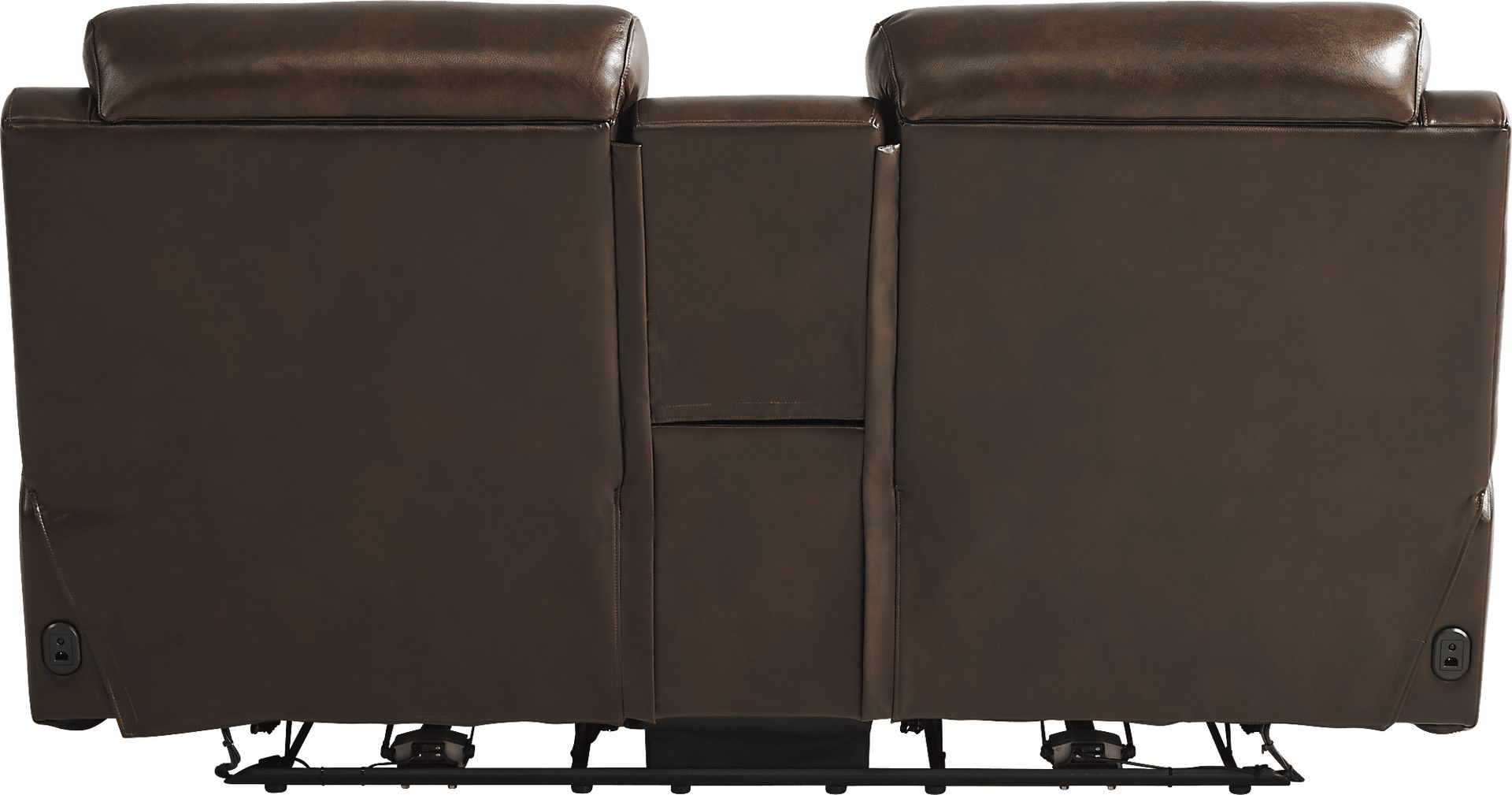 Barolo Brown Leather 5 Pc Triple Power Reclining Living Room with Massage and Heat - Image 13