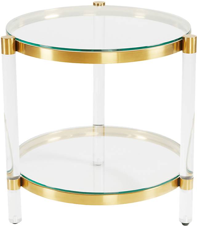 Baronay Gold End Table - Thumbnail - Image 1