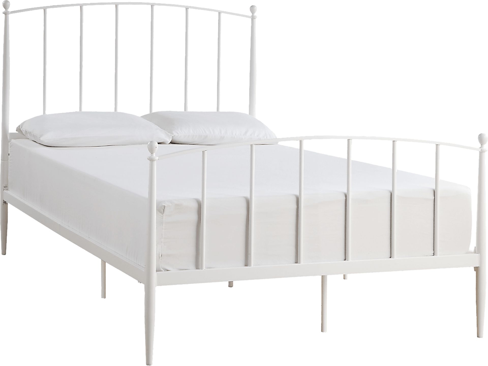 Baronwood White Full Platform Bed - Image 1