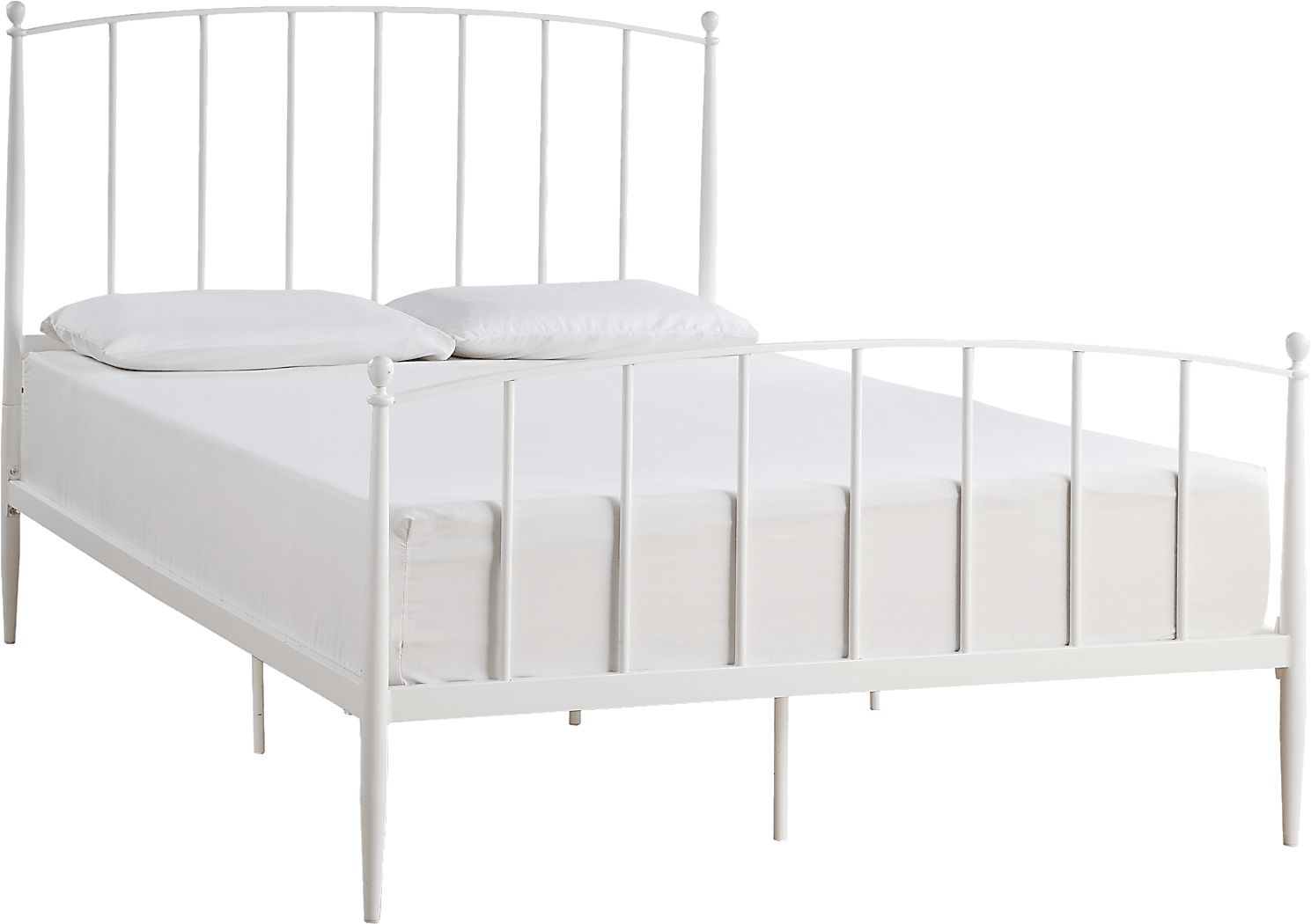 Baronwood White Queen Platform Bed