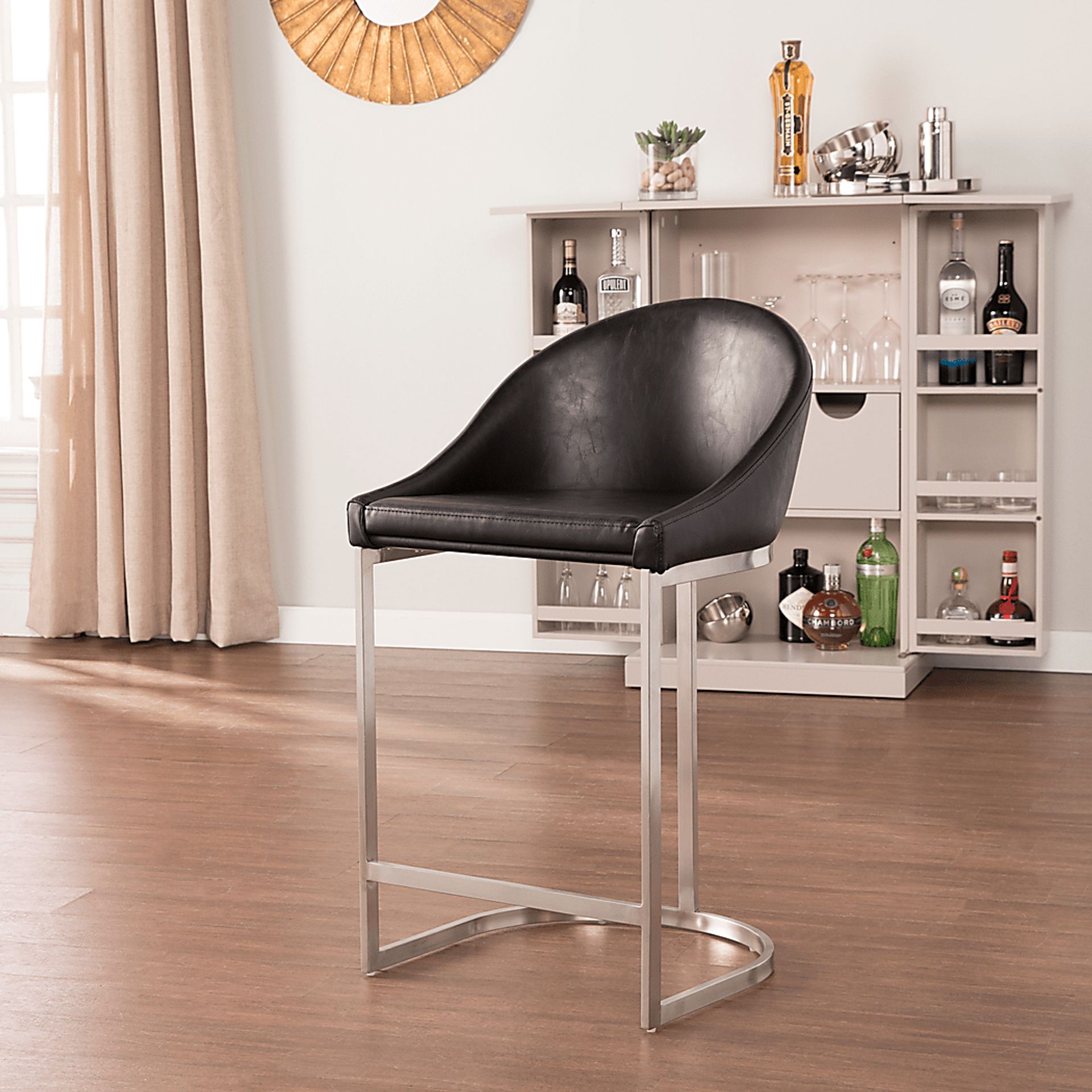Barony Black Counter Height Stool - Image 2