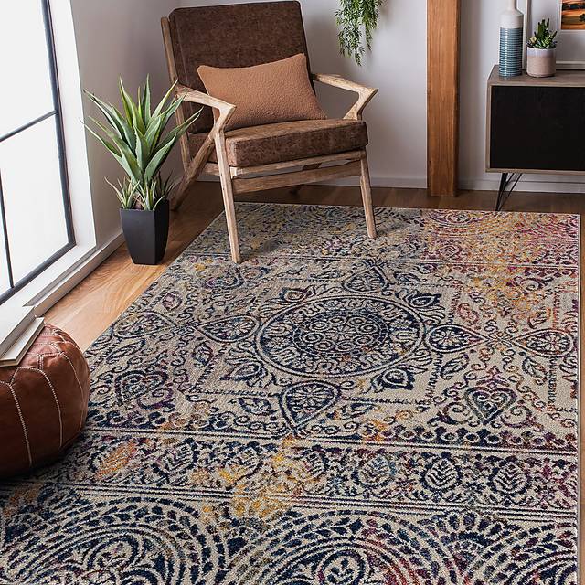 Baroux Multi 7'6 x 9'6 Rug - Thumbnail - Image 2