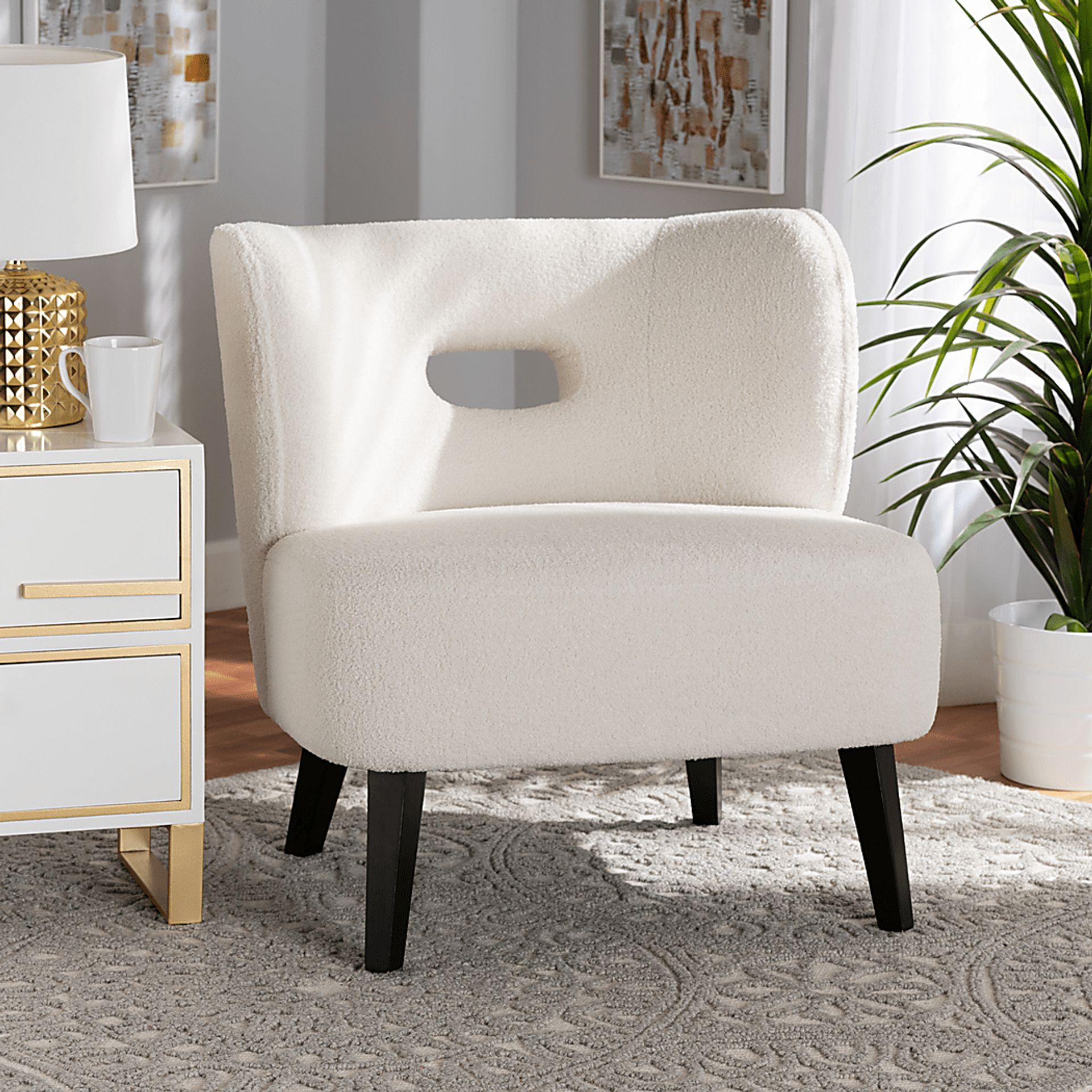 Barrataria Ivory Accent Chair - Image 2