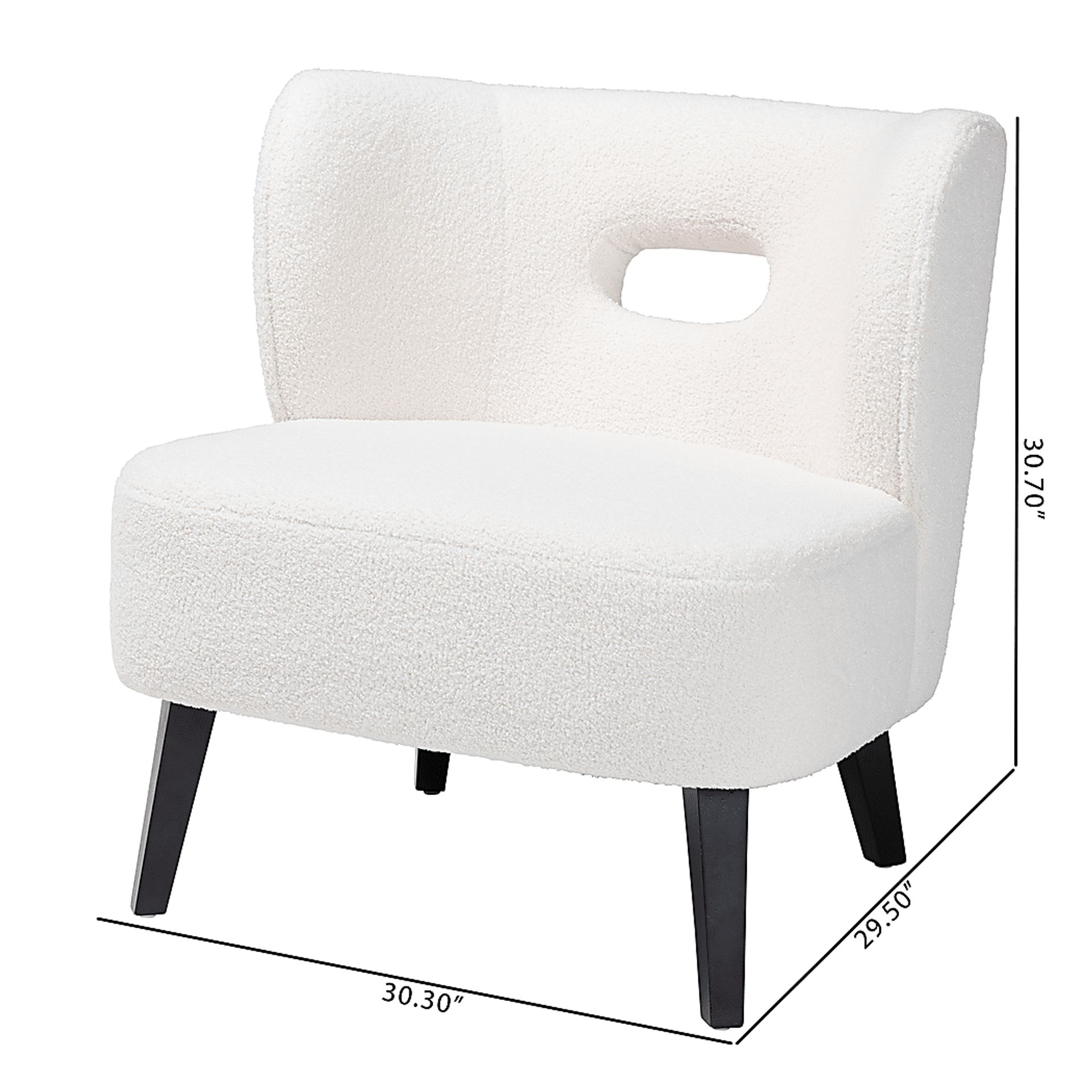 Barrataria Ivory Accent Chair - Image 10