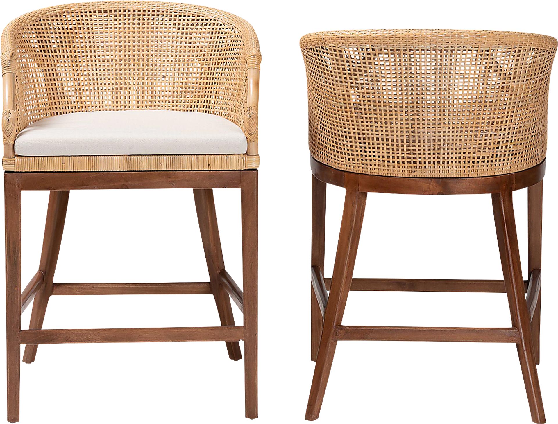 Barrely Brown Counter Height Stool, Set of 2 - Image 3
