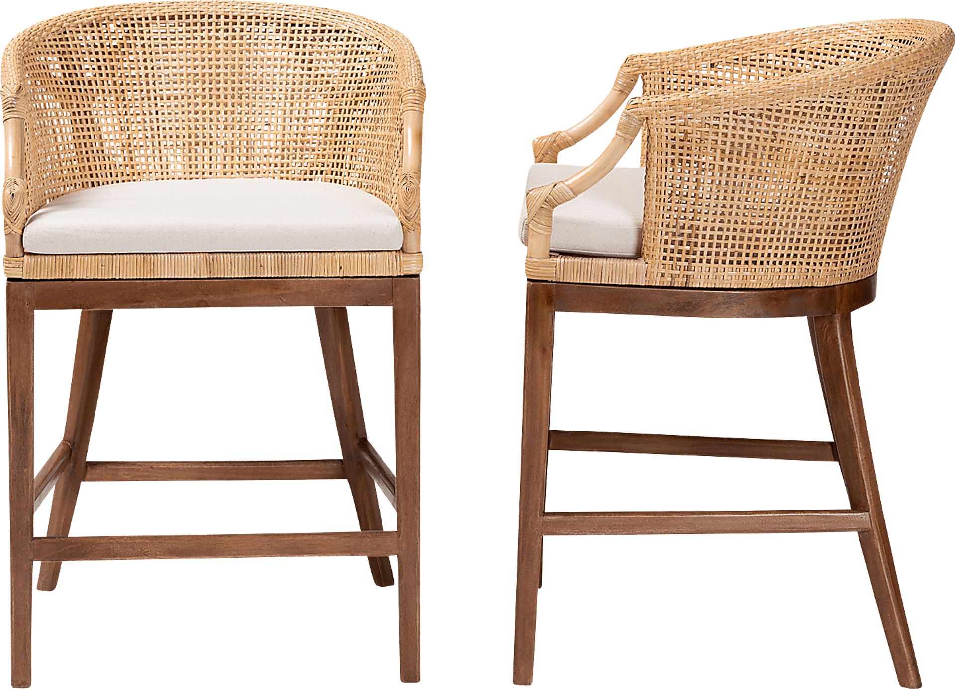 Barrely Brown Counter Height Stool, Set of 2 - Image 4