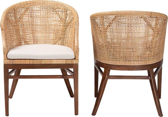 Barrely Brown Dining Chair, Set of 2 - Thumbnail - Image 3